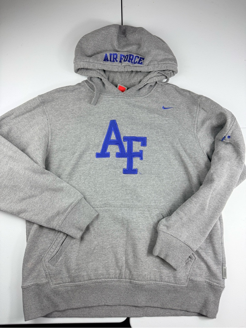 Nike Air Force Falcons Logo Club Fleece Pullover Hoodie Large